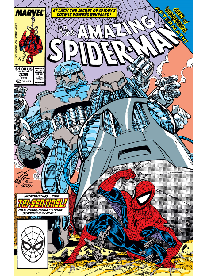 RT @ClassicMarvel_: The Amazing Spider-Man #329 cover dated February 1990. https://t.co/paU3MRGTPH