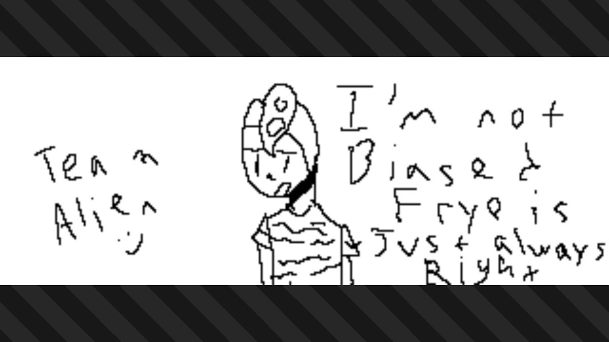 I'm not biased Frye is just always right #TeamAlien #Splatoon3 #NintendoSwitch