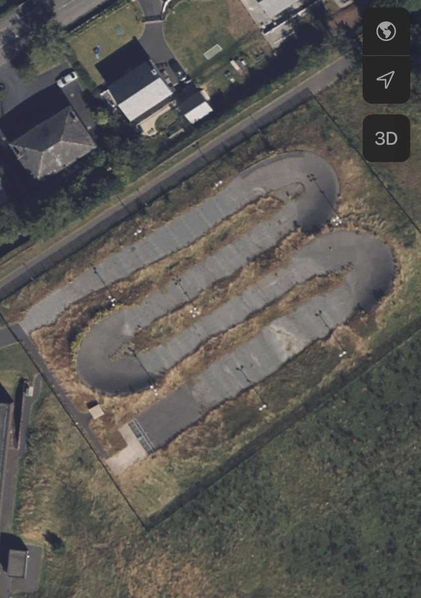 ConorHamilt0n's tweet photo. This is the £500,000 BMX track in Armagh. Built over 3 years ago. The gates have never been opened. It has never been used. Meanwhile hundreds of athletes from many sports have no access to a running track. The only county on the island with no track. @abcb_council @GetActiveABC https://t.co/Vr3paC9FjQ