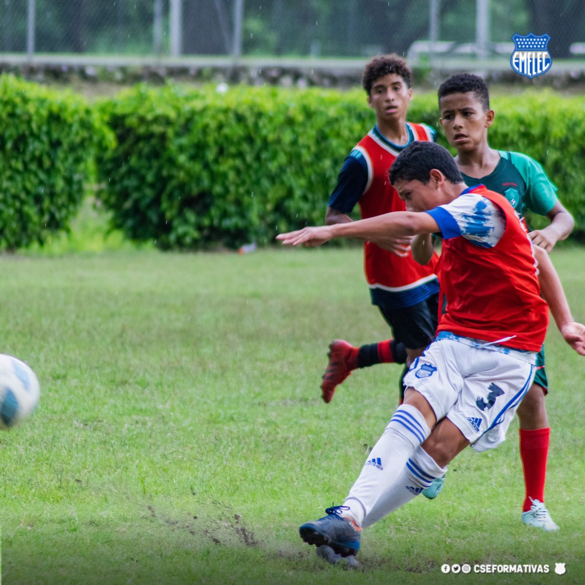 CSEformativas's tweet photo. ¡Tarde de amistoso! ⚽️
#CSEmelec 🆚 #BarriodePaz 

Sub 17 
2️⃣-0️⃣

Sub 15
6️⃣-1️⃣

#PorEmelec #FormandoCampeones https://t.co/LlXkEK7Xyf