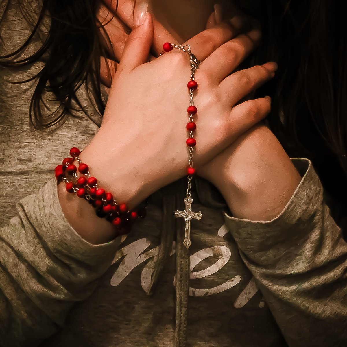 catholiccaring's tweet photo. “And in thy sorrow endure, and in thy humiliation keep patience.”

In pain, stand firm.

When you kneel, in the dark night, in the empty room, stand firm.

In the face of daily problems that are inevitable, hold your head ...
Full Post: https://t.co/m5K9KKs010 https://t.co/upFbKPNhnW