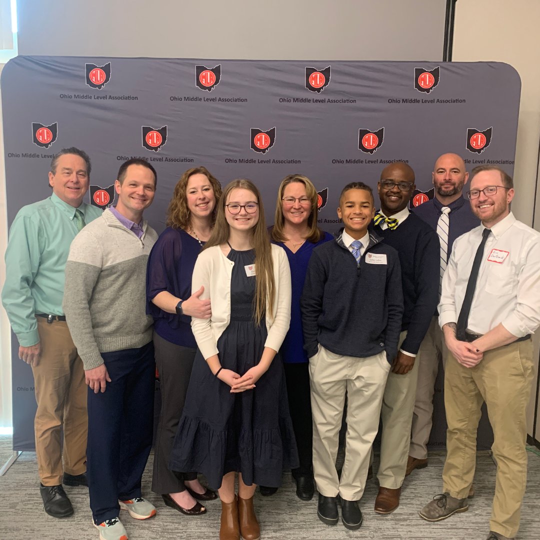 🙌 OFMS students, Luther Lofton and Claire Mallory, were recently recognized at the Ohio Middle Level Association (OMLA) Breakfast of Champions. Both are active leaders and role models for their peers. CONGRATULATIONS on receiving this well-deserved honor! #TheBulldogWay