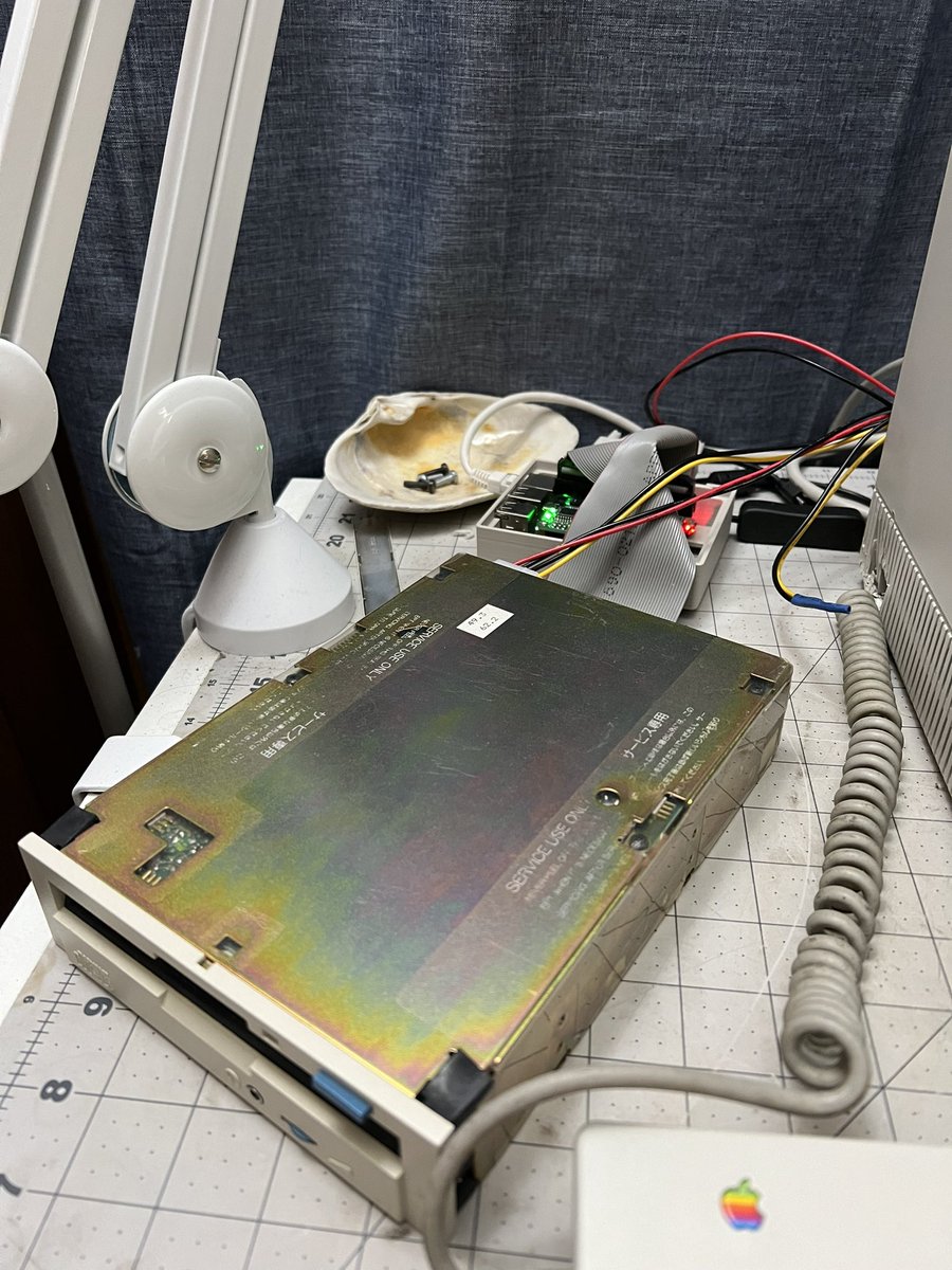 Piggybacking off of the @rascsi with an old CD-ROM drive #MARCHintosh