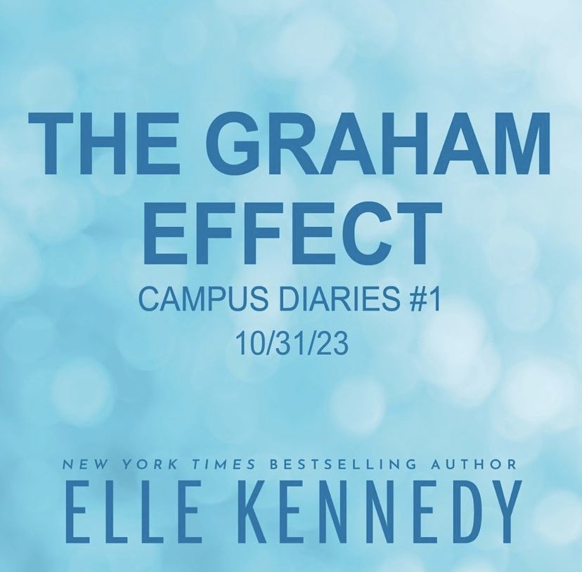 jazzminereads's tweet photo. Nuovo libro di Elle Kennedy: The Graham Effect in uscita il 31 ottobre 😍
#thegrahameffect #offcampusseries #ellekennedy https://t.co/gY5P9tOeTk