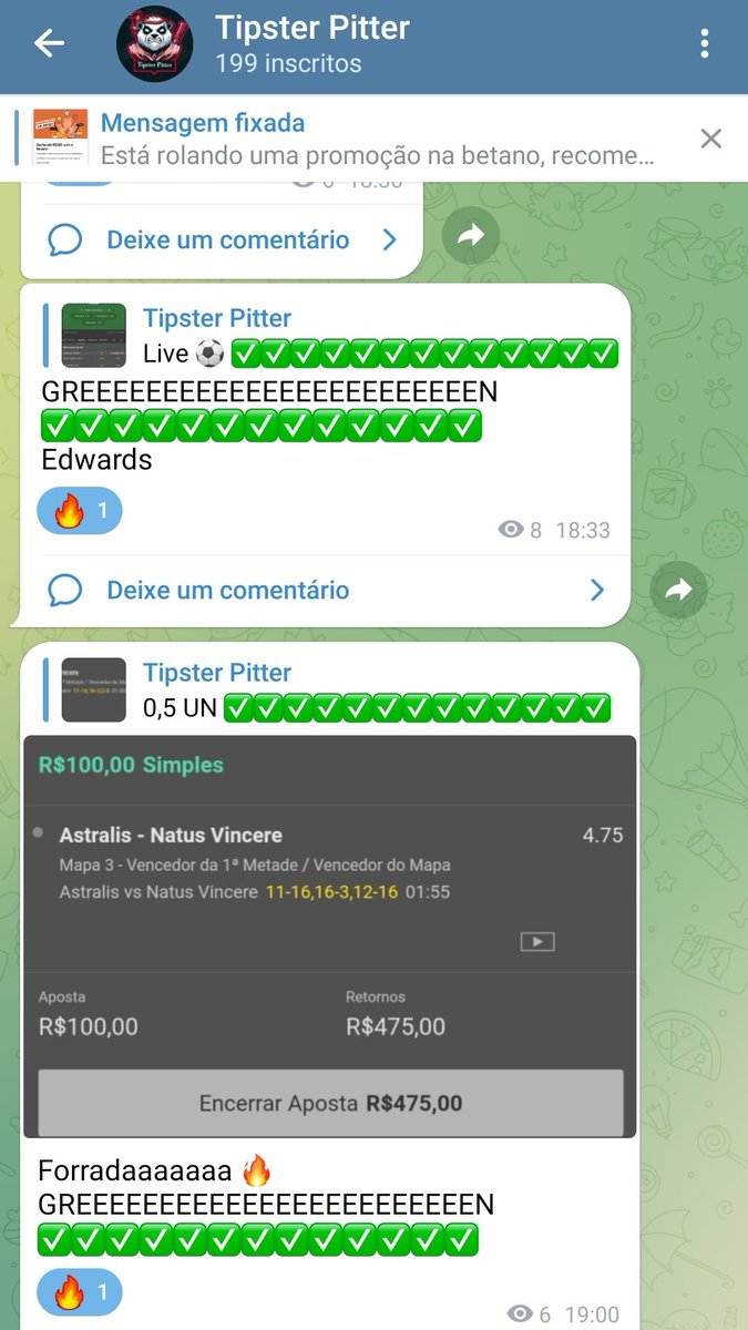 TipsterPitter's tweet photo. Forradaaaaa no CS
SORTEIO de Banca quando chegar em 200 
Telegram: https://t.co/dClZcC4QIK

#bet365 #apostas #betano #Brasil #cs #tips https://t.co/rkqcQX3ikM