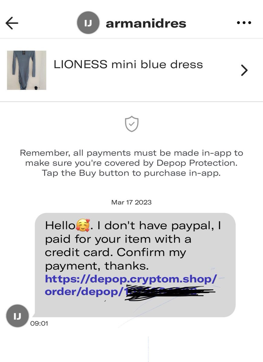 natashaprice's tweet photo. Depop, @askdepop is this fake? First time user 😅 https://t.co/gyxxD4qMGs