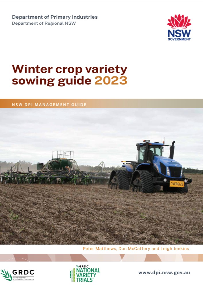 NSW Agronomy (@nsw_agronomy) on Twitter photo 🧐Look what's out - the @nswdpi Winter Crop Variety Sowing Guide 👍
The web version can be found⬇️. Hard copies available at the normal distribution points at the end of the month.
dpi.nsw.gov.au/agriculture/br…
<a href="/theGRDC/">GRDC</a> <a href="/GRDCNorth/">GRDC North</a> <a href="/GRDC_NVT/">GRDC National Variety Trials (NVT)</a> 🧐Look what's out - the @nswdpi Winter Crop Variety Sowing Guide 👍
The web version can be found⬇️. Hard copies available at the normal distribution points at the end of the month.
dpi.nsw.gov.au/agriculture/br…
<a href="/theGRDC/">GRDC</a> <a href="/GRDCNorth/">GRDC North</a> <a href="/GRDC_NVT/">GRDC National Variety Trials (NVT)</a>