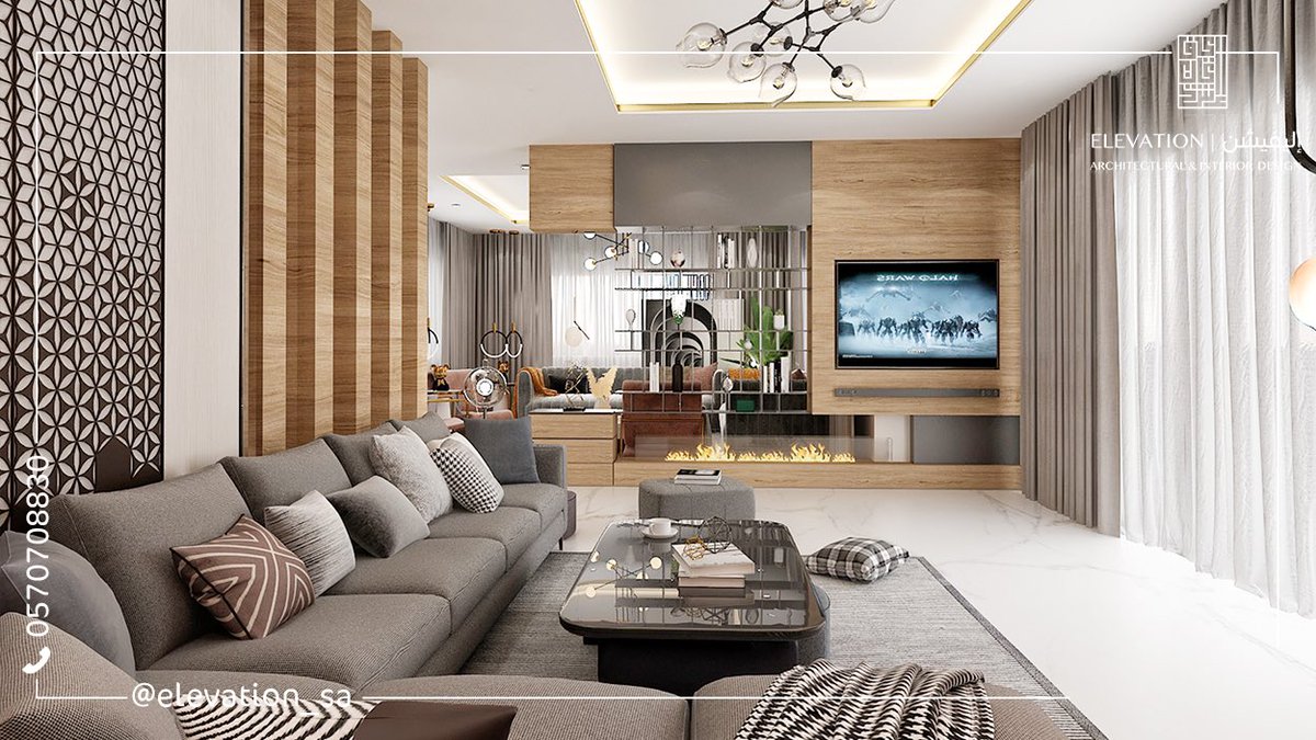 أعمالنا في التصميم الداخلي ☘️

shor.by/elevation_sa