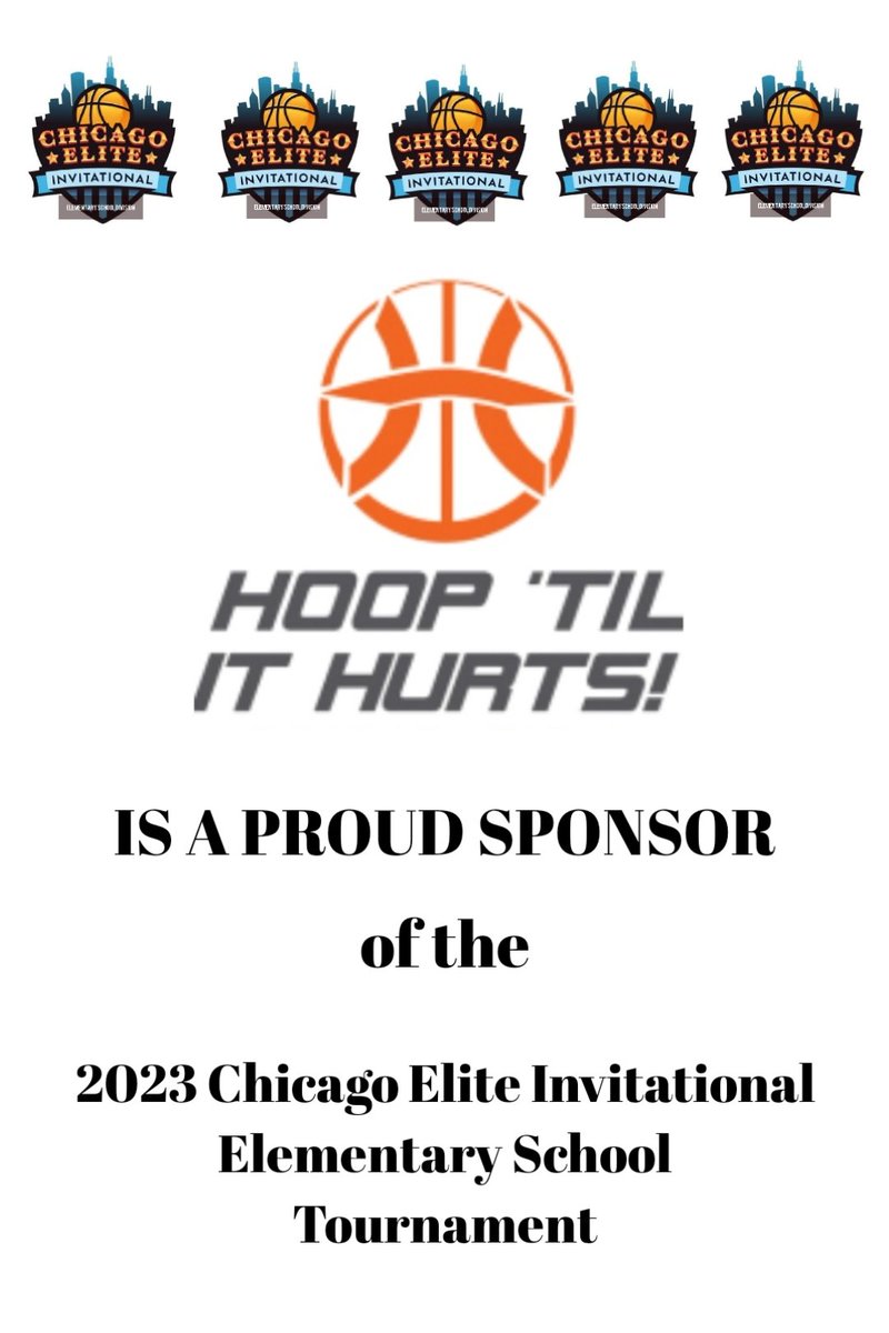 Thanks <a href="/hooptilithurts1/">Hoop 'Til It Hurts!</a> for being a sponsor of <a href="/elite_chicago/">2026 Chicago Elite Invitational</a>
Elementary School Tournament. 
<a href="/ChicagoDemons/">Chicago Demons</a>
<a href="/arogersgball/">Andre Rogers</a>