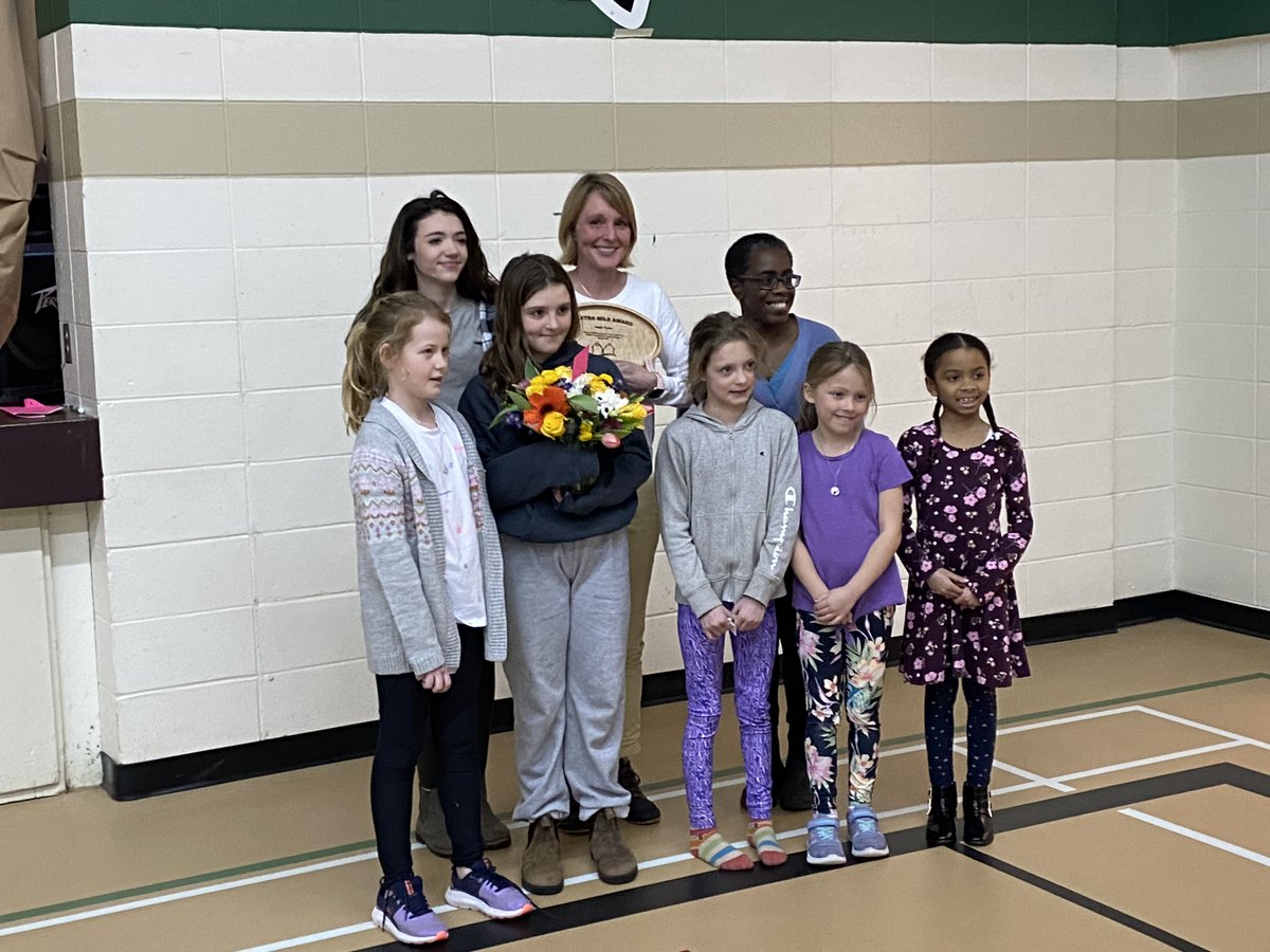 BelfastBulldog's tweet photo. Congratulations to Mrs. Angie Taylor who won the Extra Mile Award today!  You will not find a more deserving person for this award. We are so fortunate she is a part of our school #extramile #specialteacher https://t.co/BKv4cc54XK