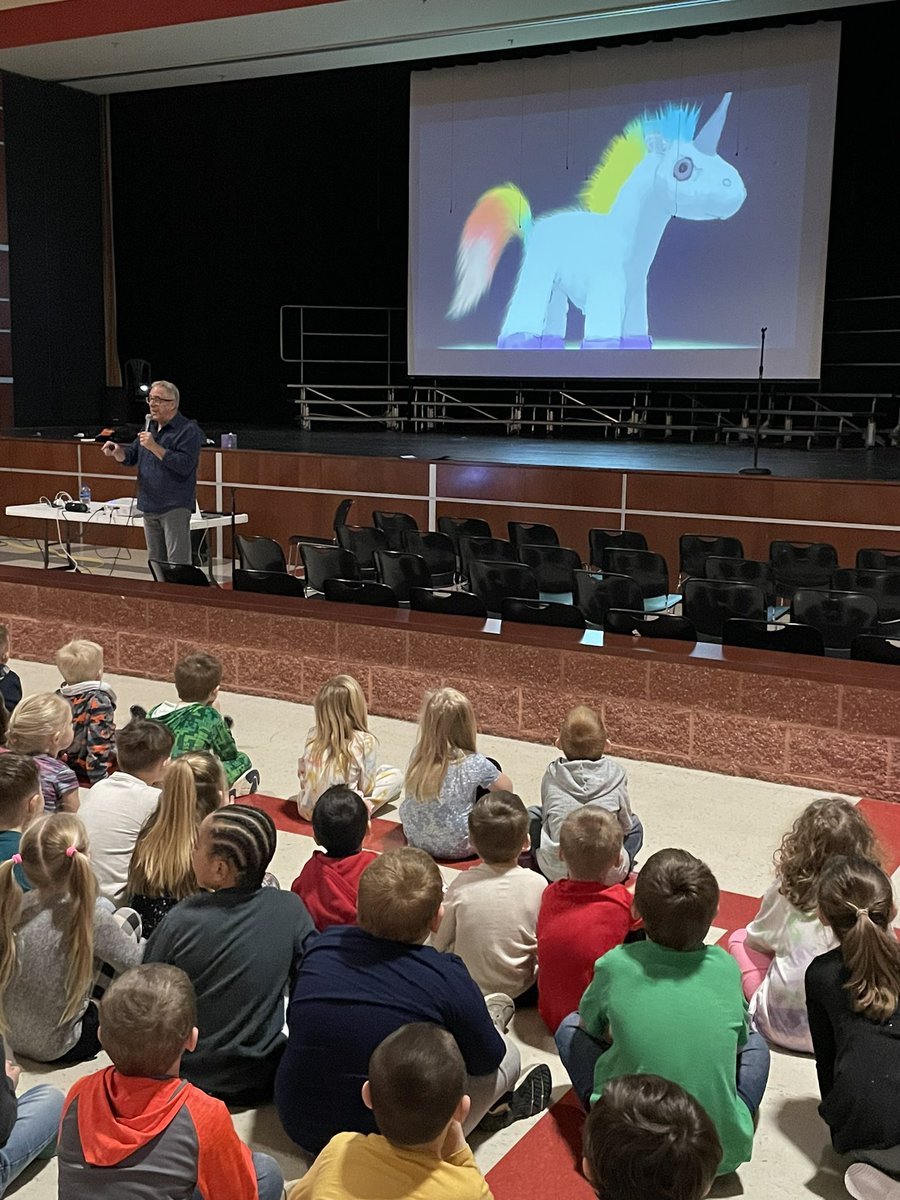 MrsJDawson1's tweet photo. Had a great day with “authorator” @artofdavid Students were excited to learn about writing and art and were able to listen to a great book read aloud by David Biedrzycki! Thank you for encouraging us to follow our passion! https://t.co/hTMGD08j6S
