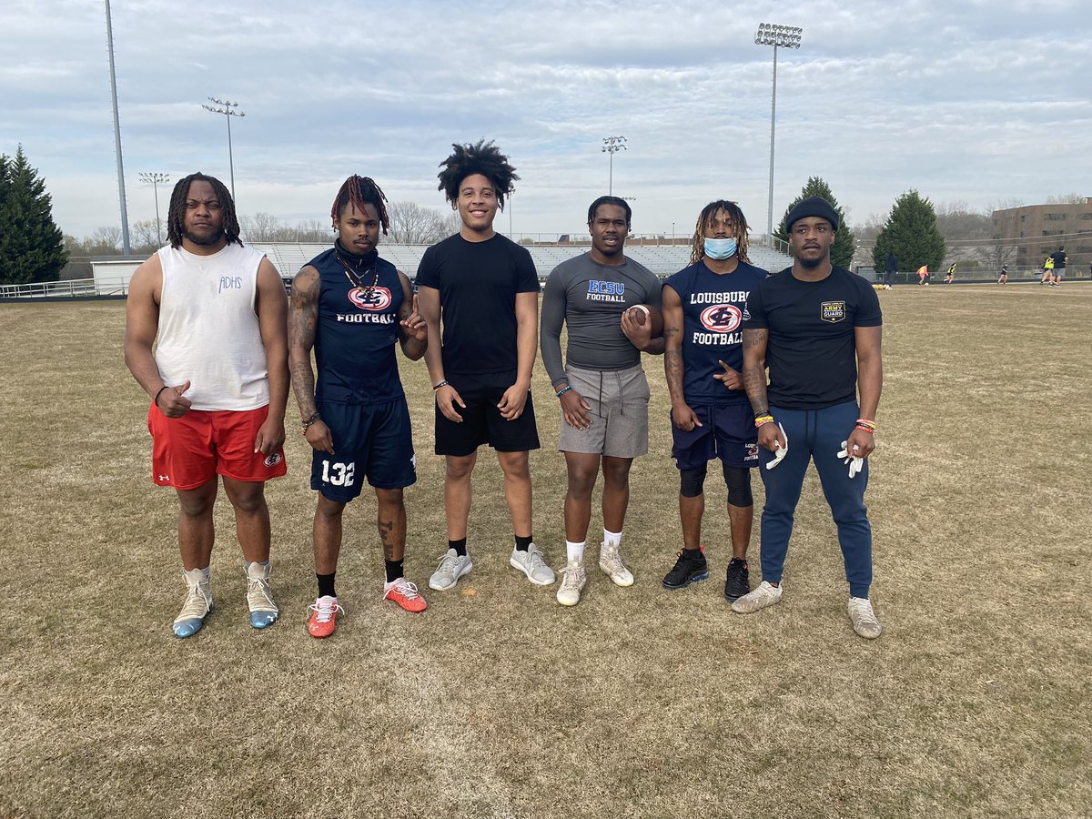 Great to have our former Vikings back encouraging and uplifting the younger Vikings!!! <a href="/sheistyszn/">Joseph Terry</a> <a href="/EllijahEllis/">Ellijah “Red” Ellis</a> <a href="/treshaun_harris/">Treshaun Harris</a> <a href="/B_Hill58/">Byron Hill</a> <a href="/Jus_Justice3/">Justice ‘‘Jahiem’’ Lawrence CB</a> <a href="/lawrence_nasir/">Nasir “ Bone ” Lawrence</a> <a href="/Northforsythfo1/">NFHS Football</a> <a href="/NoFoVikings/">North Forsyth HS</a> 
“Once a Viking always Viking”