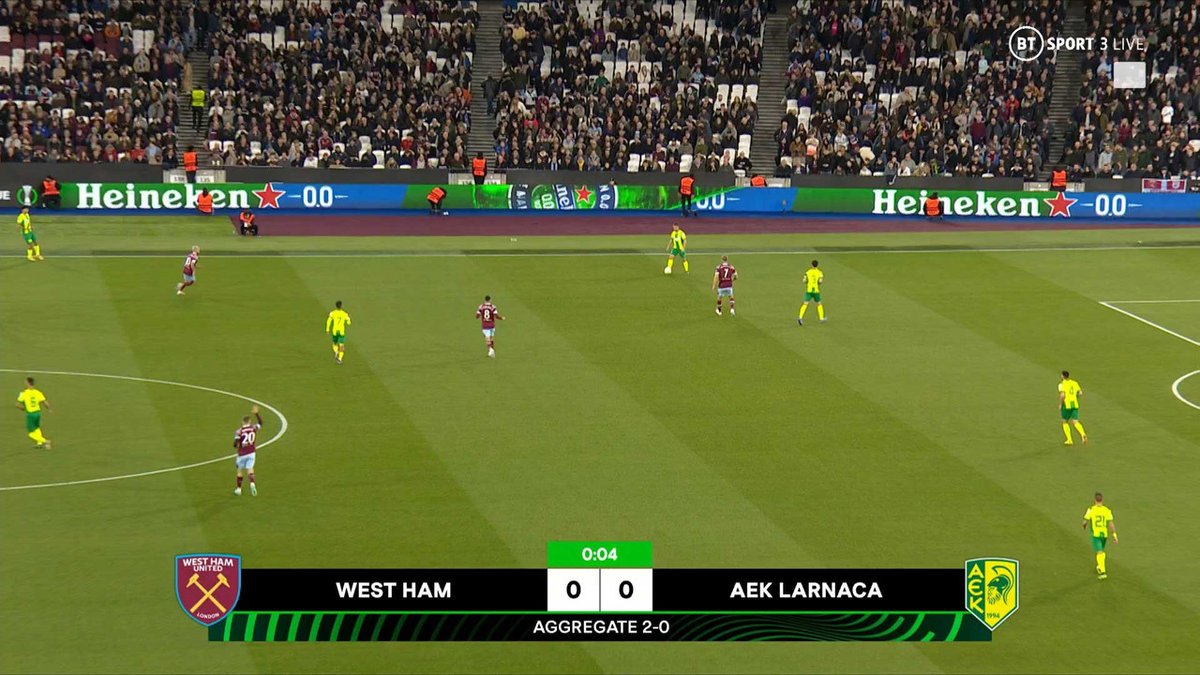 Full match: West Ham United vs AEK Larnaca