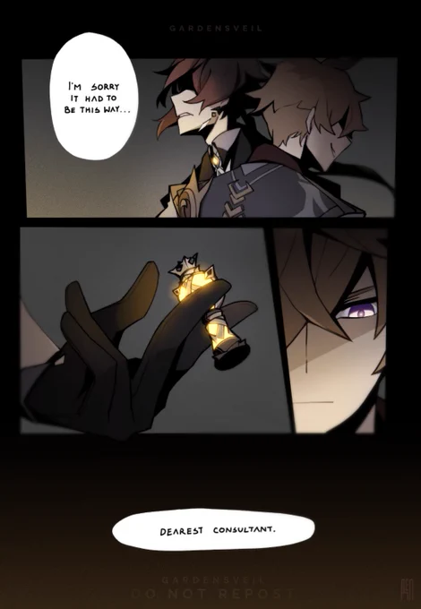 I've been trying to think so hard but I feel like it might be this genshin comic??? https://t.co/IO4NwR9UYs 