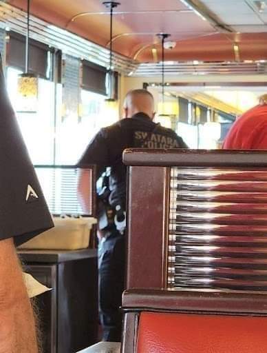 Swatara police officer was called to the Capital Diner. An elderly man couldn't pay for his breakfast; he tried but his card was declined. He panicked &amp; called the police because he didn't know what to do. Officer Anthony Glass pulled out his card &amp; paid for the man's breakfast🙏
