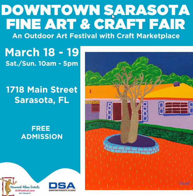 Sarasota bound for the Downtown Fine Art Fair this weekend, Sat and Sunday March 18-19, 10am-5pm both days. I'll be in BOOTH 16, between Orange Ave and Adelia Ave. See you there!
#contemporaryart #artcollectors #acrylicpainting #artcurators #haeartfest #sarasotafl #Sarasota