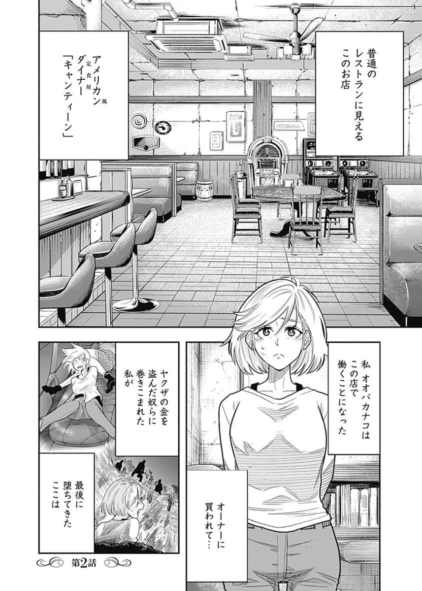 便器を舐めるか死か、選ばされる女の話ー
ダイナー  DINER 第2話『an aperitif(食前酒)②』  (1/8) 