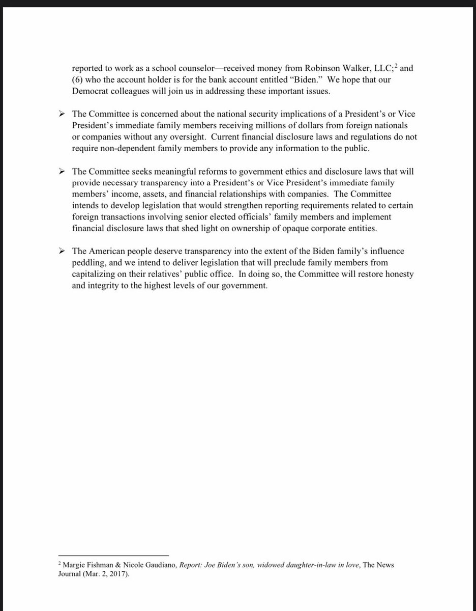 KimDotcom's tweet photo. BREAKING:

The US Congress oversight committee presents "new evidence of Biden family influence peddling" with large payments from middlemen who received money from Chinese entities for the Bidens. The US President, a money laundering pipeline terrorist and proxy war aficionado? https://t.co/wzxxkjp4dj