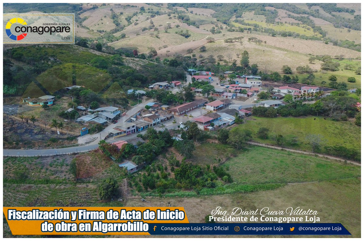 conagopareloja's tweet photo. #Celica
🤝🏻 Brindamos nuestro contingente en la fiscalización y firma de acta de inicio de obra para la construcción de las letras corpóreas y monumento al chilalo en la parroquia de Tnte. Maximiliano Rodríguez L. #Algarrobillo
#ApoyoRural
#FuerzaRural https://t.co/8PmUPNUvYa