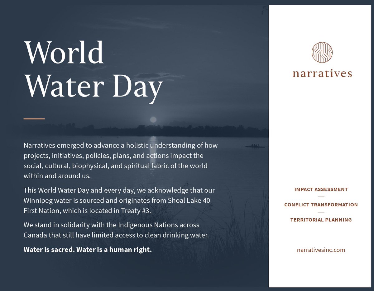 We'd like to acknowledge the generous support of Narratives Inc. for supporting our UN World Water Day Youth Conference taking part in partnership with the Manitoba Museum on March 22nd.  Teachers can sign up their students online here:
manitobamuseum.ca/event/world-wa…

<a href="/somiasadiq1/">somiasadiq</a>