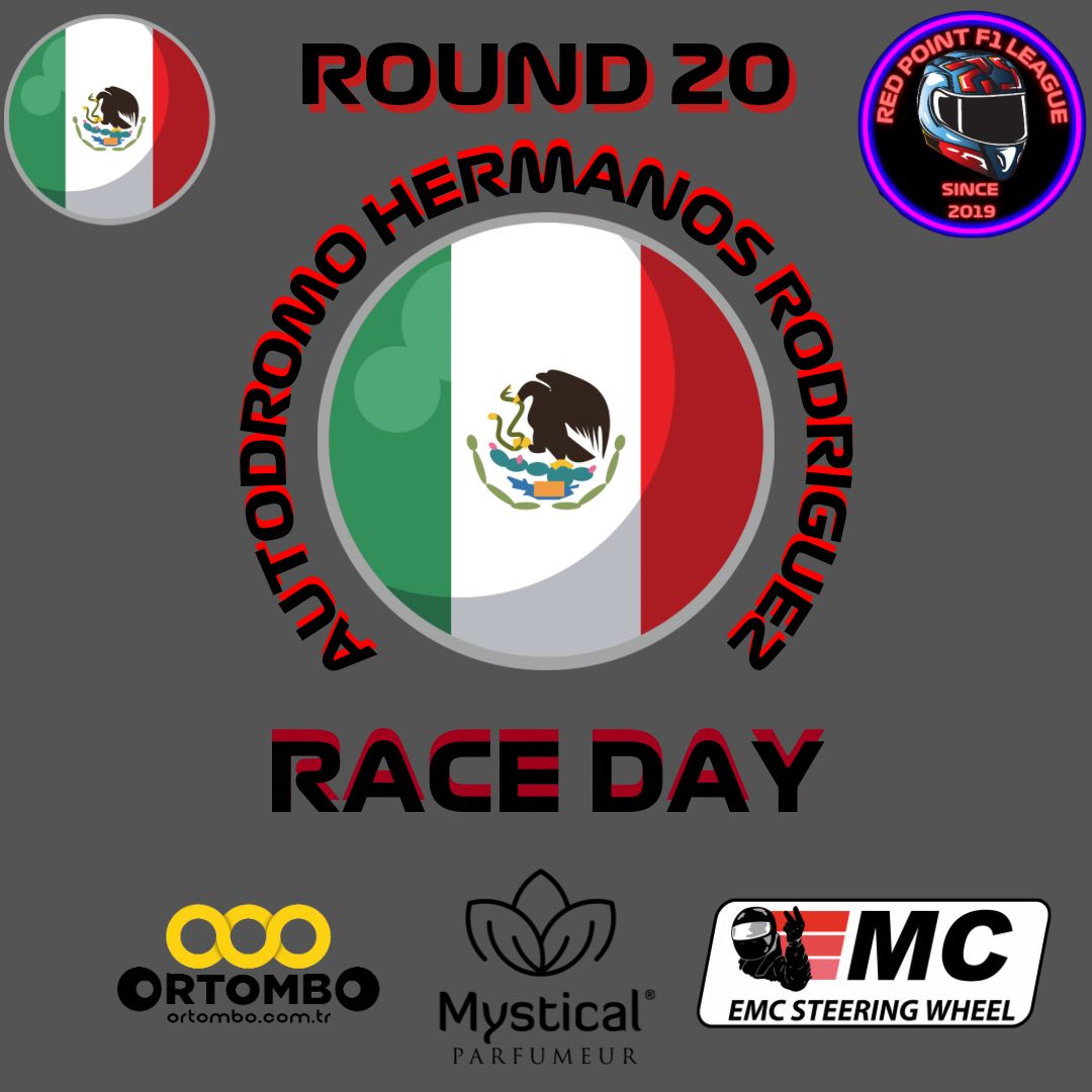 redpointf1leag1's tweet photo. Race day
Mexico
F1 22 - Season 2 - Race 20
~~~~~~~~~~~~~~~~~~~~~~~~~
@ortombo @emc_sim
~~~~~~~~~~~~~~~~~~~~~~~~~
#f1 #f1game #formula1 #f12022 #game #race #videogames #racing #xbox    #ps #pc #f1turkey #racinggames #redpointf1league https://t.co/WcEMmylZn4