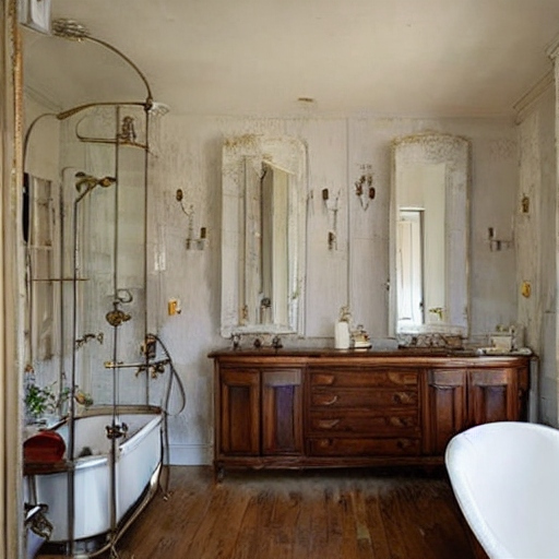 Upgrade your bathroom's style with an antique bathroom vanity. Visit All Bathroom Designs for inspiration and find the perfect vintage piece for your space. #bathroomdecor #antiquevanity #homedecor #bathroom #interior #design allbathroomdesigns.com/antique-bathro…