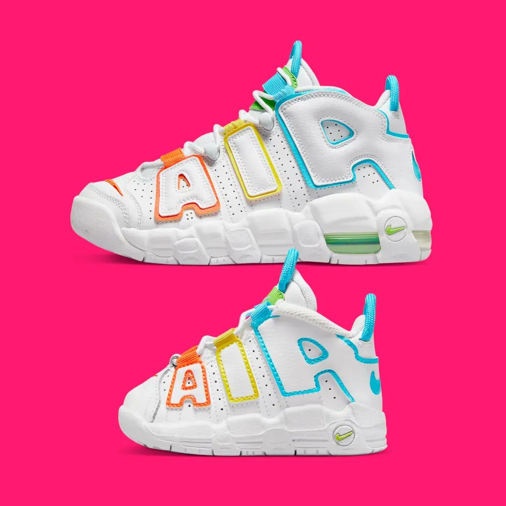 ingewikkeld Herhaald elf Sneaker News on Twitter: "Nike's next Air More Uptempo for kids features  pops of spring-friendly colors 🎨 https://t.co/pPfwgZas3B" / X