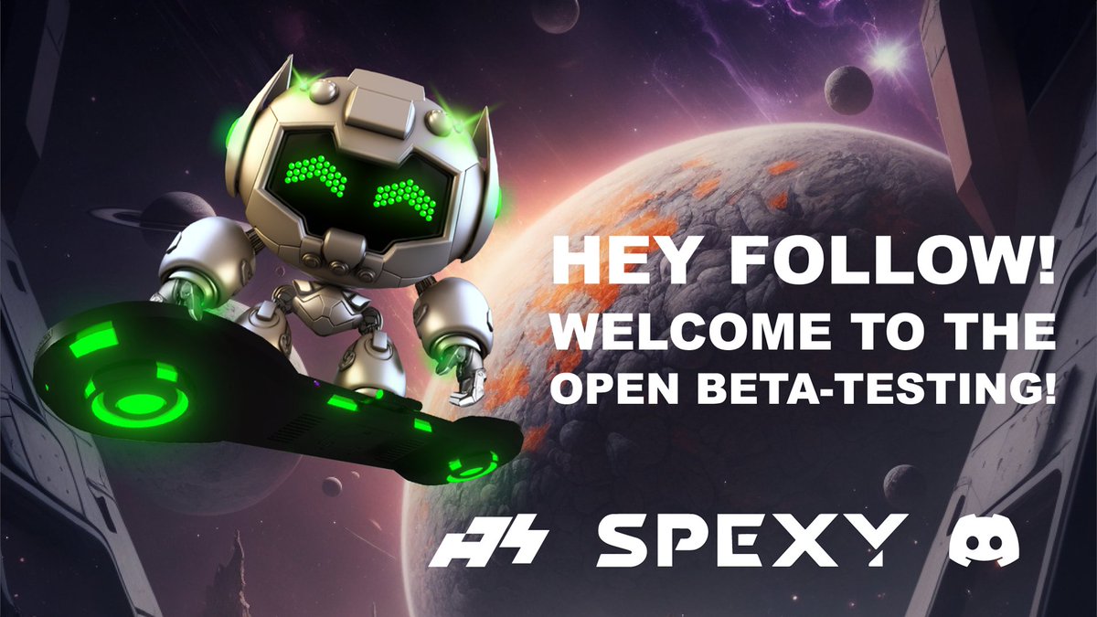 Start of the open beta test!  🚀

You can now download the non-castodial A4 wallet with SPEXY from the AppStore and Google Play.

Read more about the game and find links to install the wallet at spexy.game

💬And also waiting for you in discord.gg/spexy
#p2e