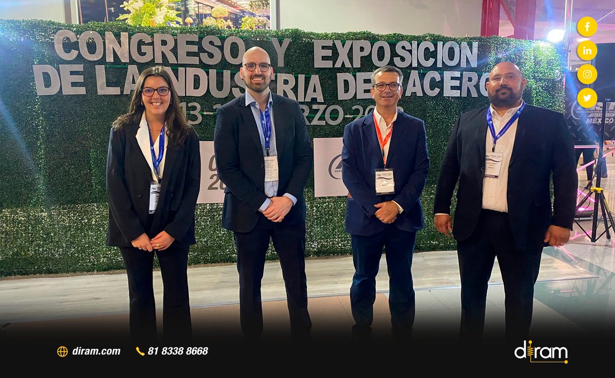 DiramMx's tweet photo. Estamos muy contentos de haber participado en el Congreso y Exposición de la Industria de Acero de AIST presentando las aplicaciones prácticas de tecnologías i4.0 en la industria siderúrgica. 

#Diram #exposición #congreso #industria #tecnología https://t.co/DzFhbm02bc
