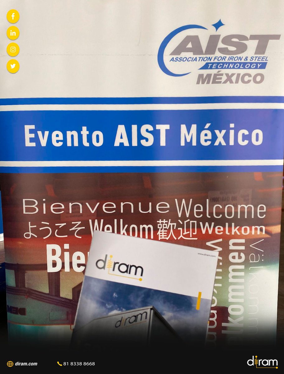 DiramMx's tweet photo. Estamos muy contentos de haber participado en el Congreso y Exposición de la Industria de Acero de AIST presentando las aplicaciones prácticas de tecnologías i4.0 en la industria siderúrgica. 

#Diram #exposición #congreso #industria #tecnología https://t.co/DzFhbm02bc
