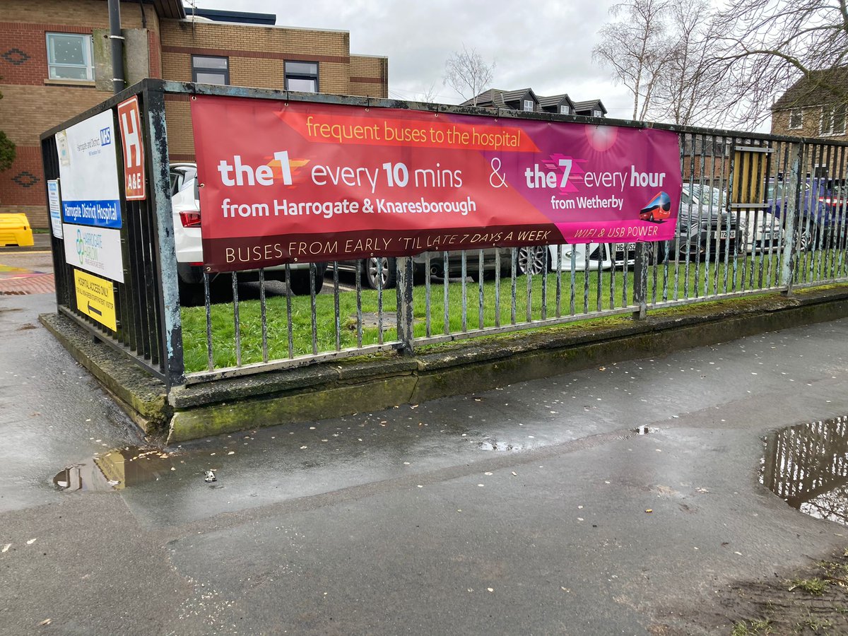 thisisjkerslake's tweet photo. Great to be able to catch up @Mattburley2 and Morgan today at @HarrogateNHSFT as they launched #CommuterClub to staff. Personalised leaflets, offers and more - all supported by Transdev Go. Great work. 👏👏🚌 https://t.co/DoHMiE6hpc