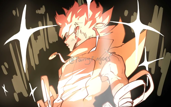 Super Sonic the Hedgehogoriginal human sonic design by  shout out him 