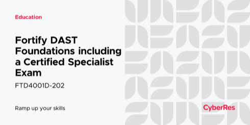 This #Fortify #DAST Learning Series contains 5 separate lessons plus a certified specialist exam. It is recommended that you take them in sequential order, but you have the choice. #Free #BeBadged Learn more! #TeamMicroFocus bit.ly/3uxYtH7