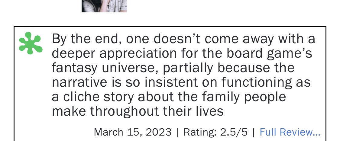 DubiousCA's tweet photo. Looking at reviews of new Dungeons &amp; Dragons movie and:

congratulations on writing a negative review that makes me want to see the movie even more https://t.co/3n3adEdfGv