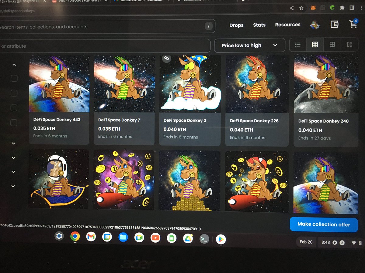 TrickysNFTs's tweet photo. +Lovers of Crypto and NFTs
aka DeFi Space Donkeys,
Join the Club and grow with us in web3! #DeFiSpaceDonkeys https://t.co/XnfyCEYfDk