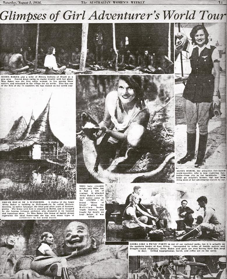 AlohaWanderwell's tweet photo. Celebrating Womens History Month,
The Wanderwell Years 1922-1932
The Baker Years 1933-1950
Traveling by automobile around the world 🌎. Explorer, Adventuress, Author, Filmmaker, Aviator, 🎥 🎬 Travel Lecturer. Remarkable Woman.

#AlohaWanderwellBaker
#AlohaWanderwell
#AlohaBaker https://t.co/c6BFCWnCuH