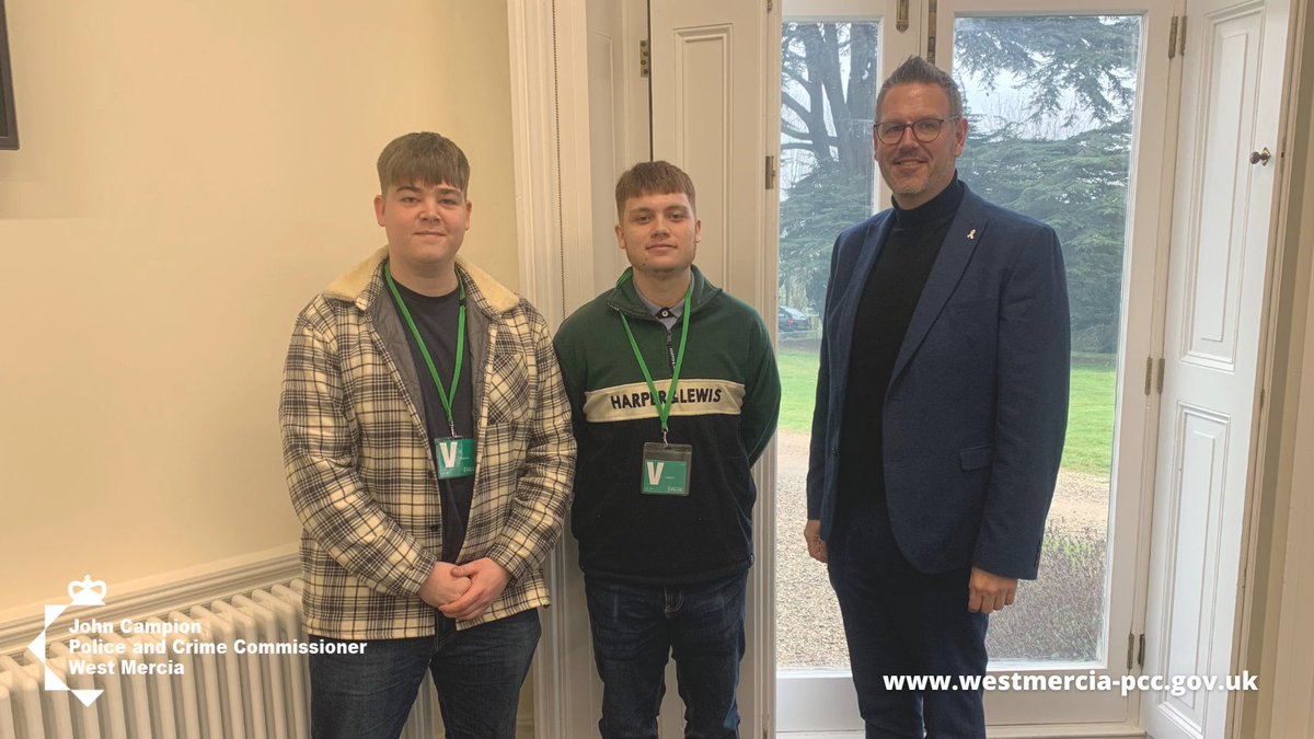Over half of all crime is fraud and cyber related.

Yesterday, PCC John Campion had the pleasure of meeting two students from the University of Worcester who have created a short film raising awareness of the 3 steps to avoid becoming a victim of cyber crime.

#westmercia #cyber