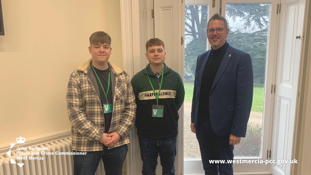 Over half of all crime is fraud and cyber related. Yesterday, PCC John Campion had the pleasure of meeting two students from the University of Worcester who have created a short film raising awareness of the 3 steps to avoid becoming a victim of cyber crime. #westmercia #cyber