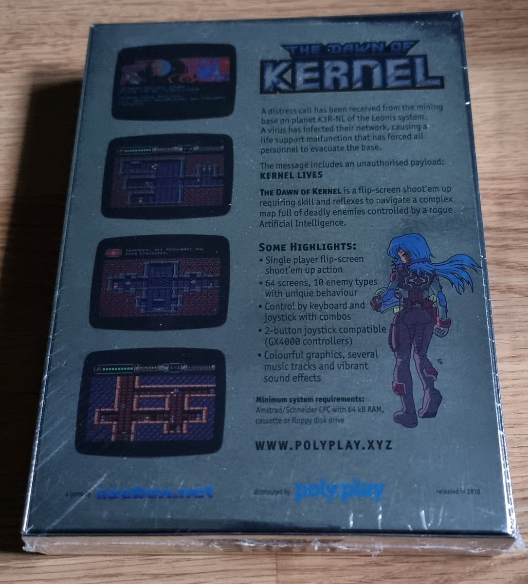 duroweek's tweet image. #mestoykitando, en una compra realizada a @polyplay_xyz he podido tener este gran juego para #amstrad #disk3", obra de #useboxnet @reidrac 
Ya lo había jugado pero no tenía su versión física.
#thedawnofkernel
RECOMENDABLE 100%