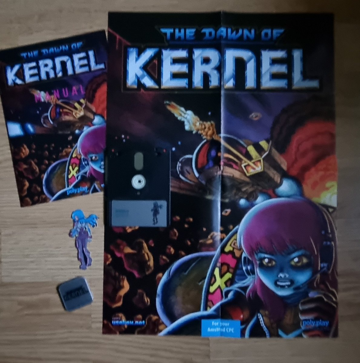 duroweek's tweet image. #mestoykitando, en una compra realizada a @polyplay_xyz he podido tener este gran juego para #amstrad #disk3", obra de #useboxnet @reidrac 
Ya lo había jugado pero no tenía su versión física.
#thedawnofkernel
RECOMENDABLE 100%