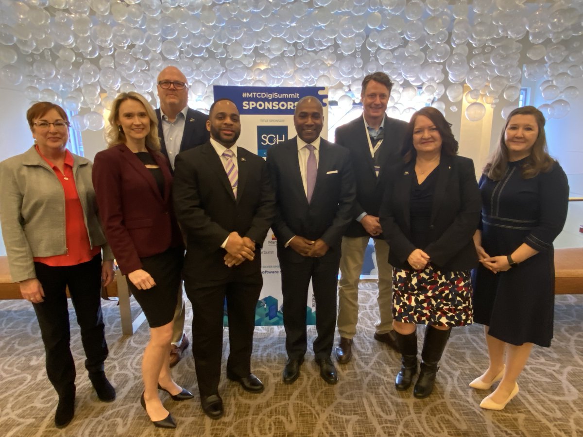 MDBiz's tweet photo. Today, members of the Commerce team attended @MDTechCouncil's Digital Transformation Summit where Secretary Anderson delivered opening remarks. Commerce is proud to be a sponsor of this wonderful event! #MdCyber #MTCDigiSummit https://t.co/SzPtogOmpA
