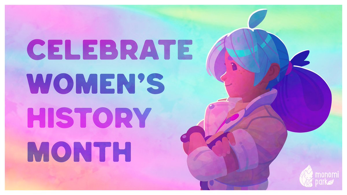 monomipark's tweet photo. In honor of Women’s History Month, we're making a $15K donation to the Girls Make Games Scholarship Fund. @GirlsMakeGames strives to make game dev education accessible to girls, women, &amp; non-binary folks from all socioeconomic backgrounds.

For more info: https://t.co/PJ3Um1xSI9 https://t.co/r7HDjeuvyC