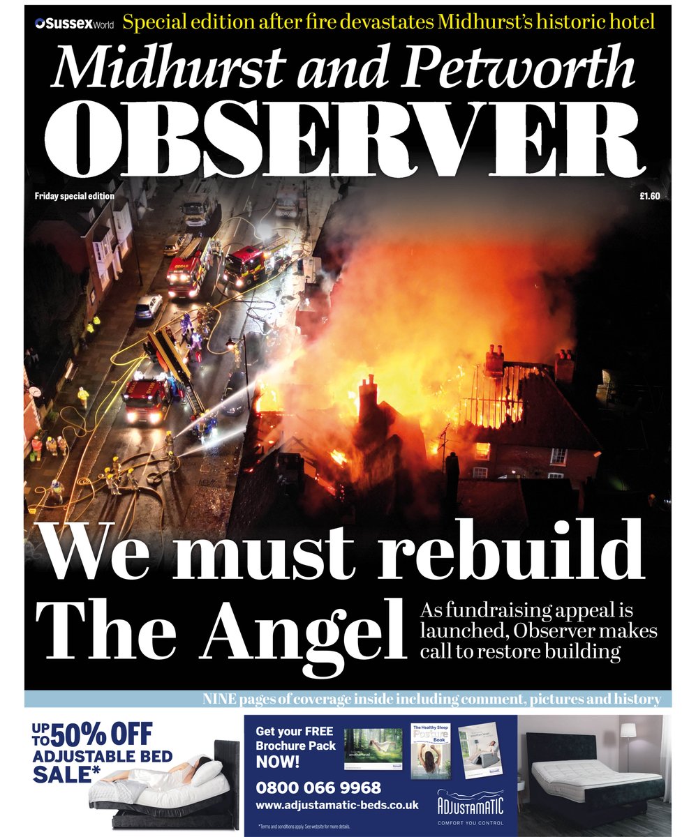 National World Design Hub (@nwdesignhub) on Twitter photo A special edition of the <a href="/Chiobserver/">Chichester Observer</a> (Midhurst & Petworth) out today after a blaze devastated Midhurst's historic <a href="/angelmidhurst/">The Angel Inn, Midhurst</a>. Calls have been made for the building to be restored. Design by <a href="/danielbailey100/">Daniel Bailey</a>, coverage by <a href="/GaryShipton/">Gary Shipton</a>, <a href="/joe_stack_/">Joe Stack</a> and other contributors. A special edition of the <a href="/Chiobserver/">Chichester Observer</a> (Midhurst & Petworth) out today after a blaze devastated Midhurst's historic <a href="/angelmidhurst/">The Angel Inn, Midhurst</a>. Calls have been made for the building to be restored. Design by <a href="/danielbailey100/">Daniel Bailey</a>, coverage by <a href="/GaryShipton/">Gary Shipton</a>, <a href="/joe_stack_/">Joe Stack</a> and other contributors.