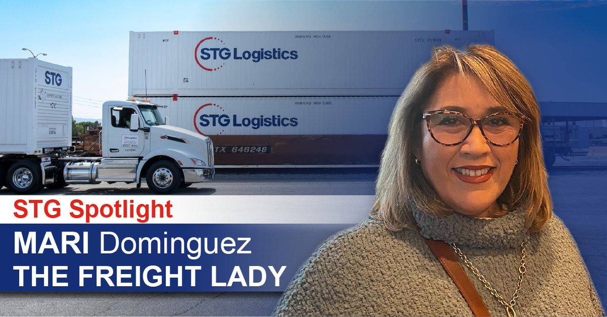stglogistics's tweet photo. To celebrate Women's History Month and International Women's Day, STG Logistics is recognizing Vice President, Enterprise Sales, Southeast at STG Logistics: Mari Dominguez. Find out more about Mari on our website. #STGDifference
https://t.co/8vyqUfhl8a https://t.co/1raNlyLtEV