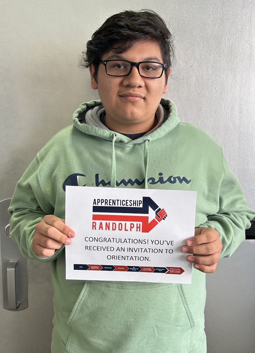 Apprenticeship Randolph tweet media