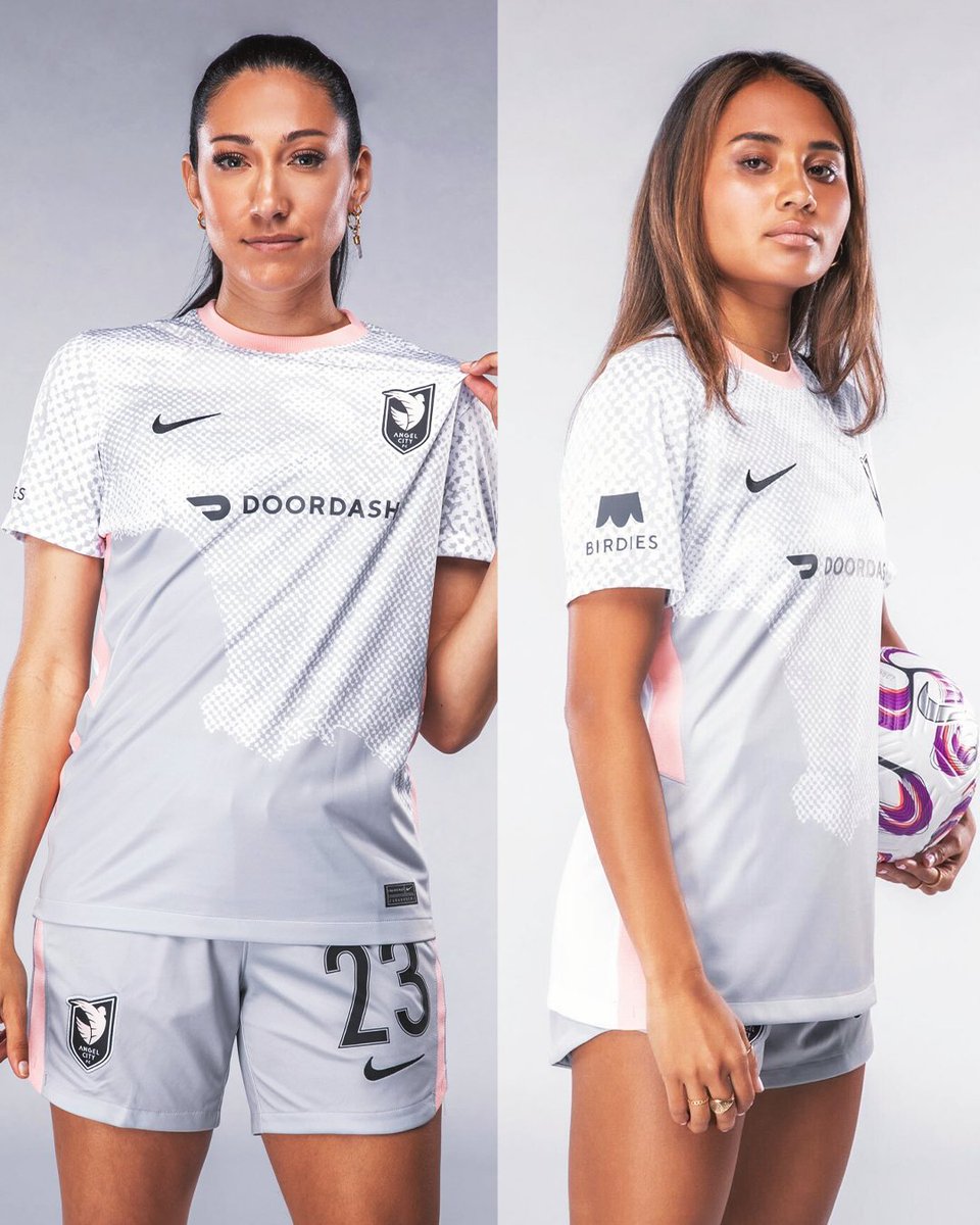 FOXSoccer's tweet photo. Angel City unveils their 2023 secondary kit called “Represent”, featuring a map of the greater Los Angeles area 🌟 

(via @weareangelcity) https://t.co/UWvo3RwHeG