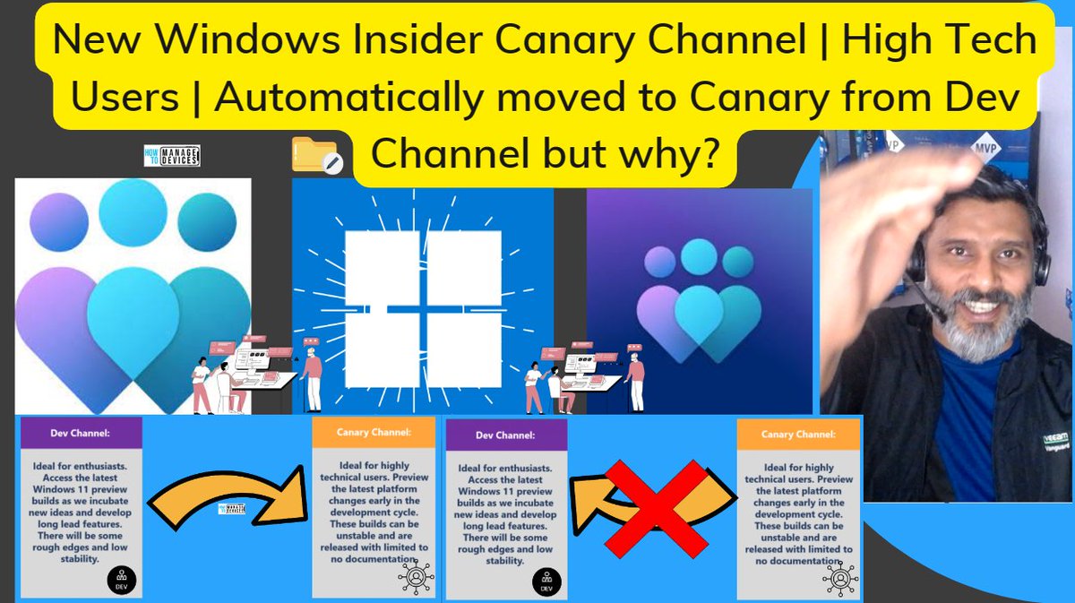 htmdcommunity's tweet image. [🆕📺] New Windows Insider Canary Channel for High Tech Users youtu.be/SjtHvmSNfSQ
🚀Automatically moved to Canary Channel, why?
🚀Switching between Insider Channels supported?
🚀Canary Channel - builds can be unstable?
#windowsinsiders #windowsinsiderprogram #Windowsinsider