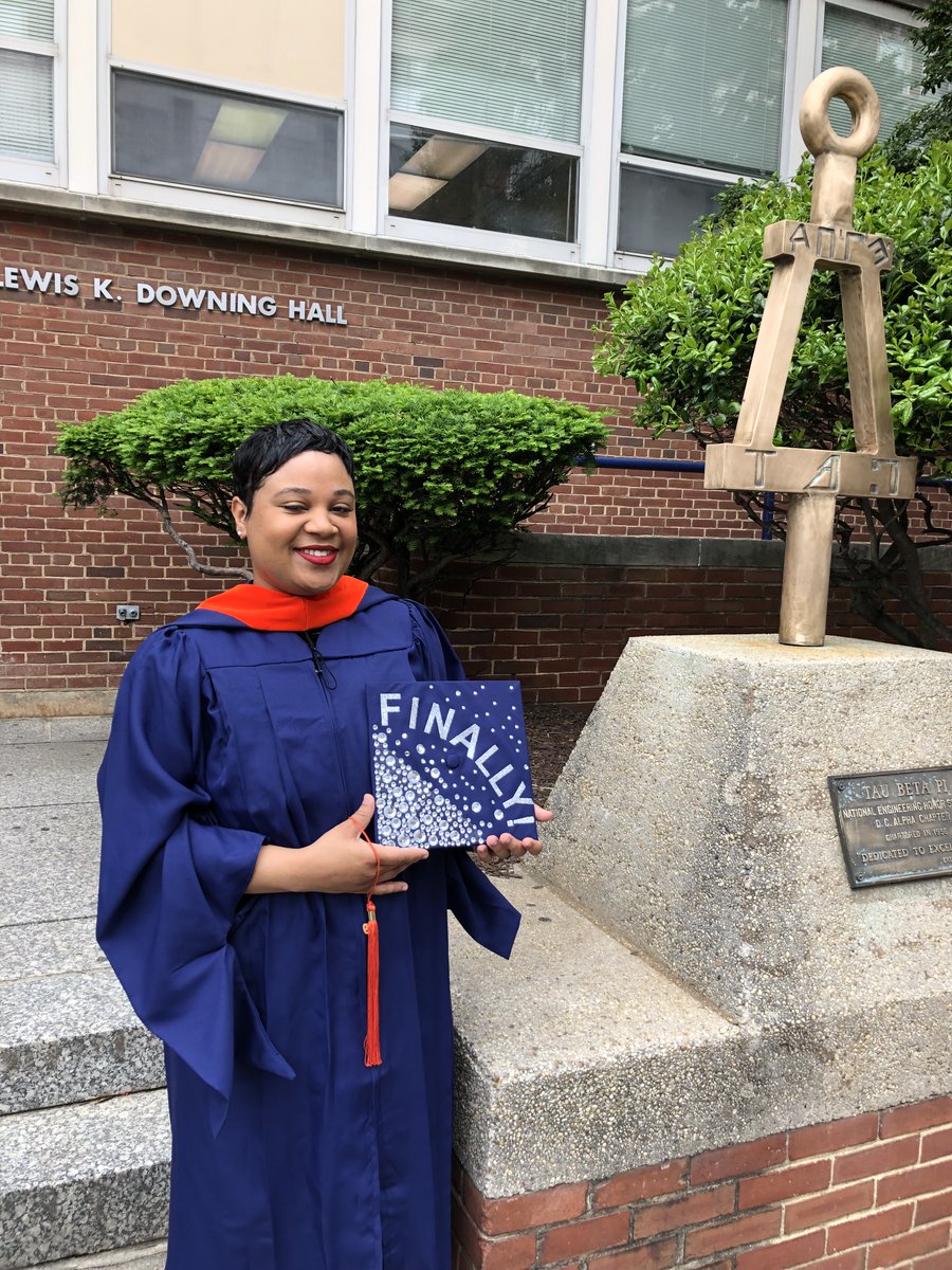 smith_afterlab's tweet photo. Kirsten Lovelace Sims obtained her B.S. &amp; M.S. in Mechanical Engineering at Howard University. She now a Ph.D. Candidate in Atmospheric Sciences. https://t.co/qI2RVWGOPC