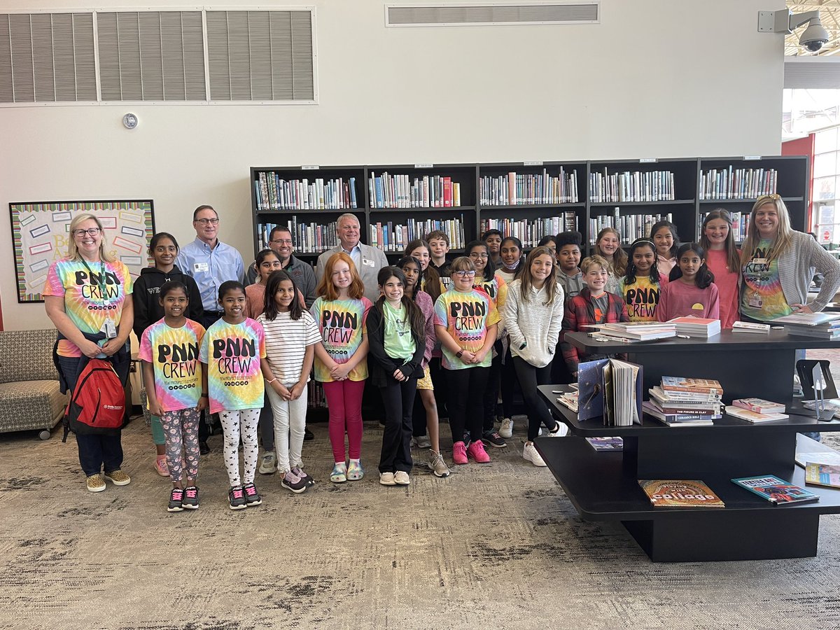 NPEmediacenter's tweet photo. Our 4/5 PNN student news crew had the most amazing visit to Alpharetta HS! Thank you for sharing your innovative CTAE programs + Library Media Center with us! We even met the Mayor! ✨✨@DustinDavisCTE @NPESprincipal @FCSCTAE @AHSPrincipalK @FultonCoSchools @ARaiderMC @jimgilvin https://t.co/ghG7AVkdFF