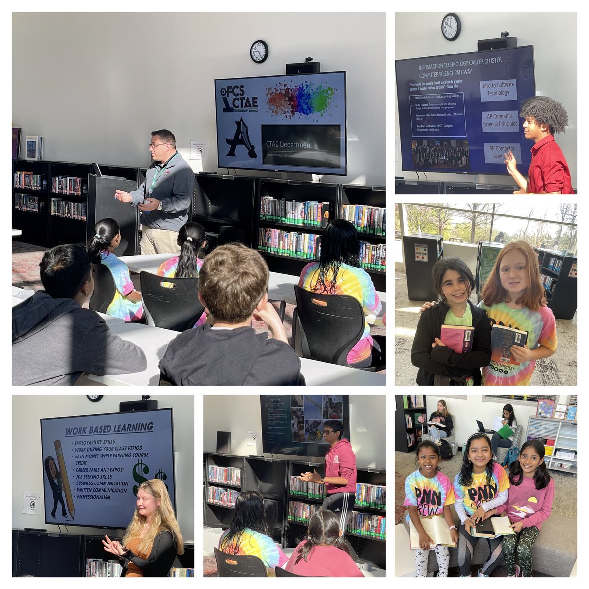Our 4/5 PNN student news crew had the most amazing visit to Alpharetta HS! Thank you for sharing your innovative CTAE programs + Library Media Center with us! We even met the Mayor! ✨✨<a href="/DustinDavisCTE/">Dustin Davis-Austin</a> <a href="/NPESprincipal/">Amy Booms Lemons</a> <a href="/FCSCTAE/">Fulton County Schools CTAE</a> @AHSPrincipalK <a href="/FultonCoSchools/">FultonCountySchools</a> @ARaiderMC <a href="/jimgilvin/">jimgilvin</a>